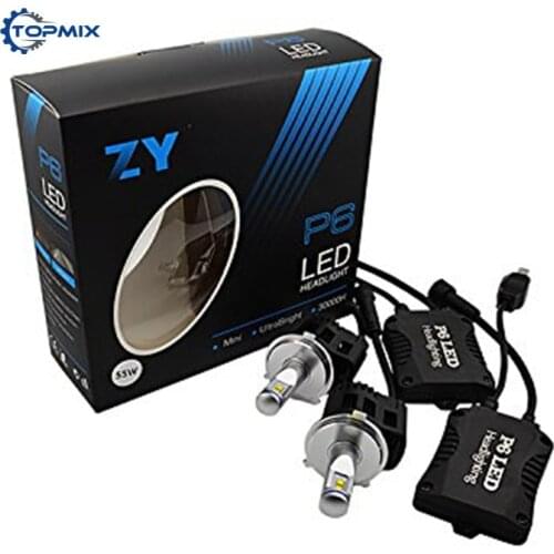 55W 5200LM/Bulb Car LED Headlight Kit Conversion 110W 10400LM Canbus LED Bulbs H4 H7 H11 H13 H15 9005 9006 9007 9012 D1 D2 D3 D4