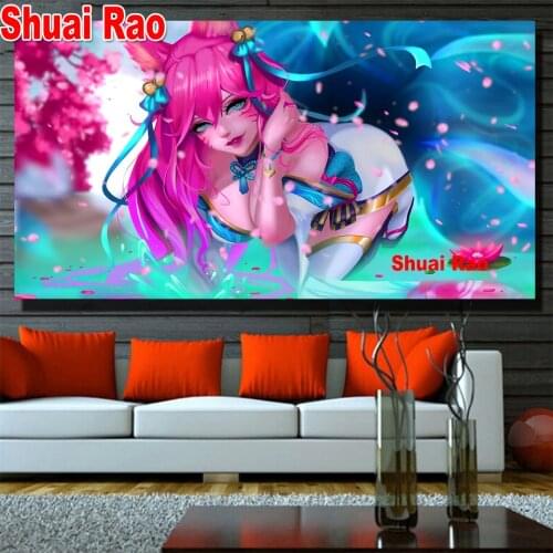 Anime Princess diamond painting cross stitch Full Square/Round diamond embroidery Sexy Girl Fairy 3d Puzzle mosaic Wall Picture