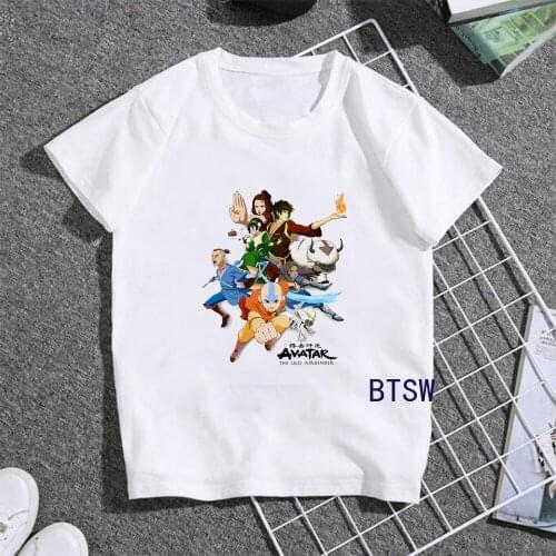 Avatar The Last Airbender T-Shirt Boy New Arrival Summer O Neck T Shirt Casual Print T-Shirts Girl Boys Short Sleeve