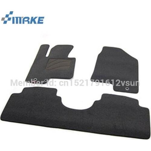 SmRKE For KIA Sportage Car Floor Mats Carpets Customized Antiskid Hydrophil Fiber Front & Rear Full Set LHD RHD