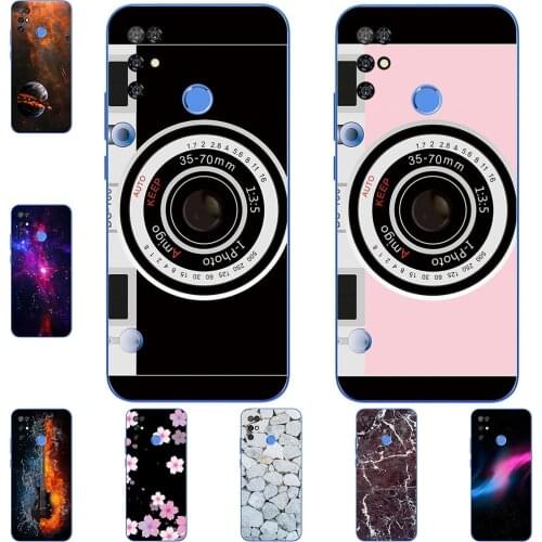 For Doogee X96 Pro 2021 6.52 inch Phone Cases Soft TPU Mobile Cover Cute Fashion Cartoon Painted Shell Bag