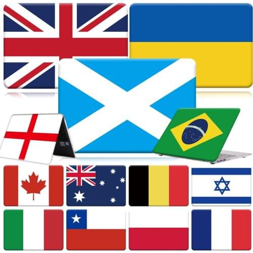 Laptop Case for Huawei Honor MagicBook X14 X15 2021 Plastic High Quality Flag Pattern Cover for Honor MagicBook 14 15/Pro 16.1