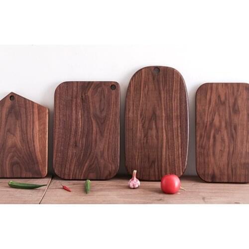 Black Walnut Whole Wood Kitchen Solid Wood Rootstock Lacquerless Fruit Cutting Board With wooden cutting board Chopping board