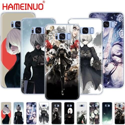 HAMEINUO yorha no.2 type b 2B NieR Automata cell phone case cover for Samsung Galaxy S9 S7 edge PLUS S8 S6 S5 S4 S3 MINI
