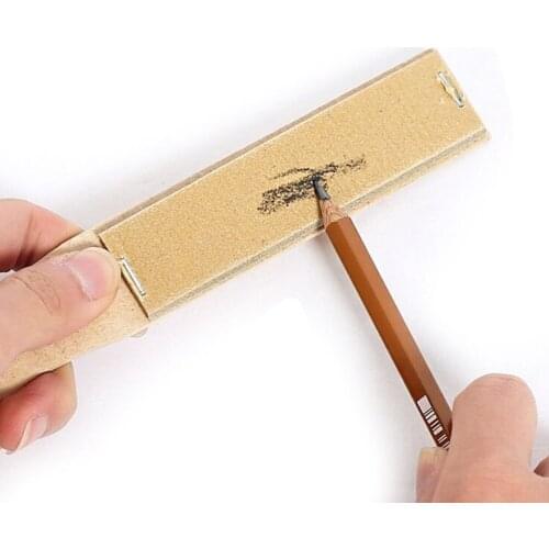 Painting Teaching Tools Sandpaper Block For Pencil Sharpening Sketch Sandpaper Pencil Pointer Drawing Tool