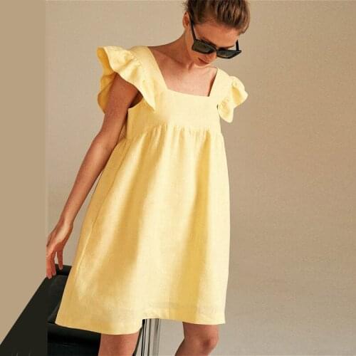 Jadoutin Linen Summer Dresses