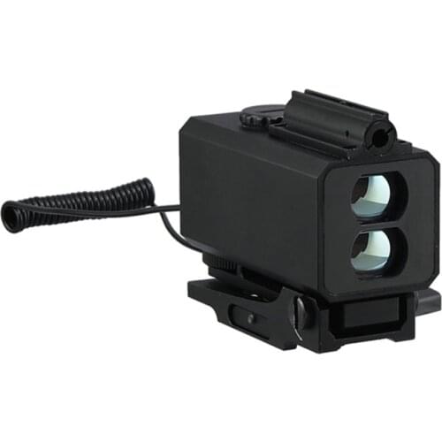 Mini Laser Infrared Riflescope Rangefinder Hunting Shooting Distance Angle Speed Measurer Tactical Riflescope Mounted