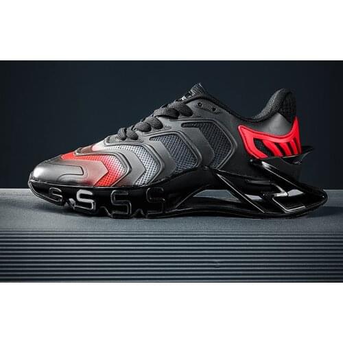 Fashion Blade Running Shoes For Men Summer Breathable Sneakers High Quality Antiskid Damping Jogging Shoes Training Zapatillas