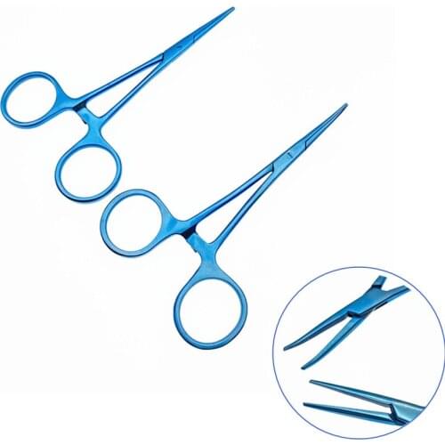 Hemostat Forceps Mosquito Locking Plier Titanium Veterinary Surgical Forceps