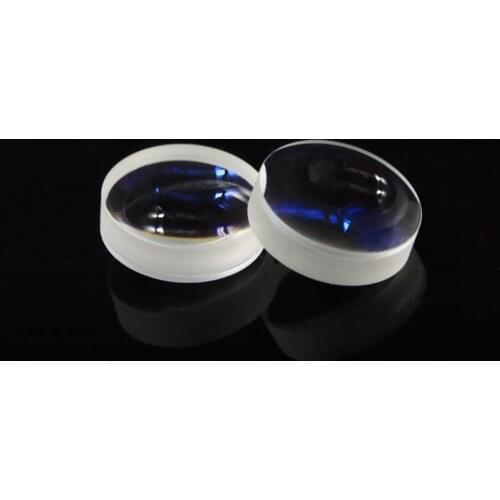 Glued Lens H-ZF6/H-ZK11 Achromatic Optical Glass es 25mm Diameter ,93.67mm Focal Length Cemented Coated 400-700nm