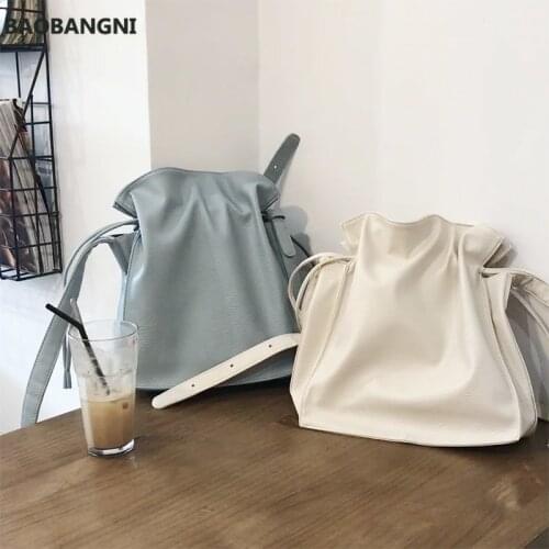 New Solid Color Simple Style Crossbody Bags for Women Shoulder Bag Travel Pu Leather Stylish Female Messenger Bags Ladies