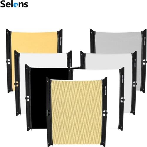 Reflector flash reflector 7 in 1 reflective Reflector Portrait Headshot Sliver Black gold photography With Bag