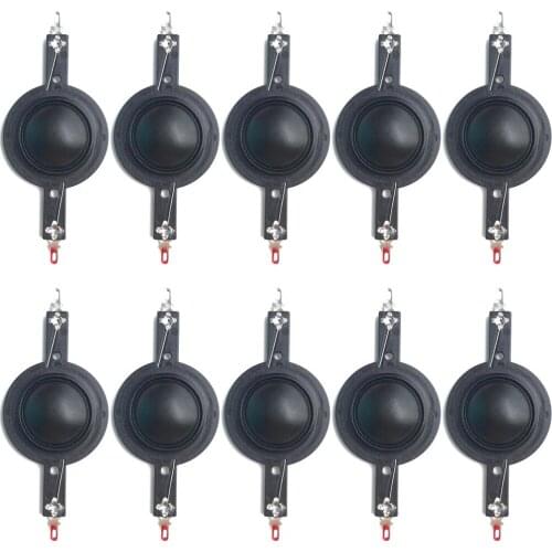 10pcs/lot black 25.4 25.5mm 1" silk diaphragm dome Tweeters horn Drive voice coil