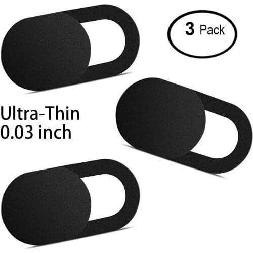 3PCS Universal Webcam Camera Shutter Cover for IPhone Android Thin Lens Privacy Protector for IPad PC Mac Notebook Laptop Tablet