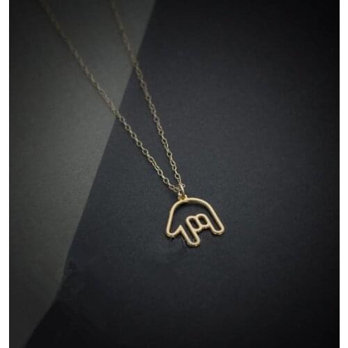 30 Hollow rock hand gesture necklace love sign cheering gesture I love you sign language sister hand pendant necklace jewelry