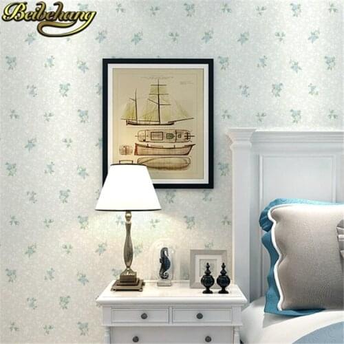 Beibehang 3d wallpaper Purple blue yellow modern natural designer shimmer effect botanical garden floral vinyl papel de parede