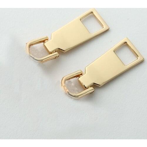 5# Metal Zipper Head Slider Puller Zipper Stopper DIY Sewing Supplies