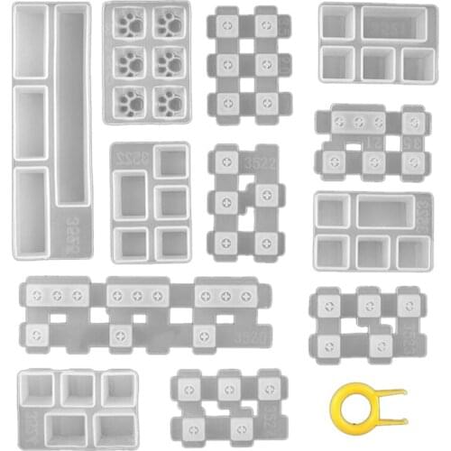 BMBY-DIY Mechanical Keyboard Key Cap Silicone UV Crystal Epoxy Resin Molds Gaming Keyboard Mold Computer PC Gamer Tools