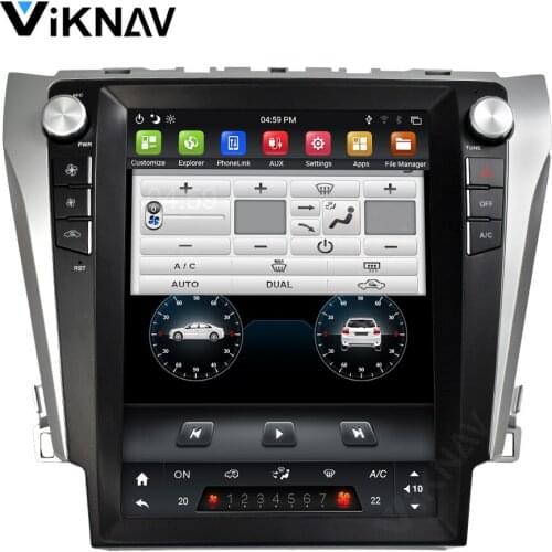 2 DIN 2din Android car radio for TOYOTA Camry 2012-2016 car GPS multimedia player stereo autoradio auto aduio vertical Tesla