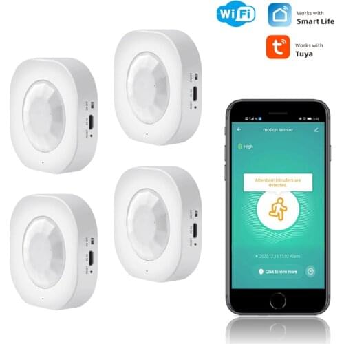 Tuya Smart Home Automation WiFi Human Body Presence Movement Infrared PIR Motion Sensor for Night Lighting