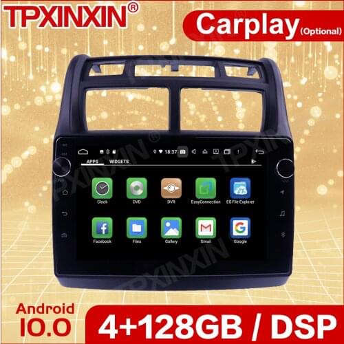 Wireless Carplay Car Android10 Stereo Receiver For Kia Sportage 2007 2008 2009 GPS Radio Audio Recorder Head Unit Player Screen