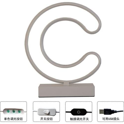 Household post-modern art college students learn the reading export mini LED small desk lamp that shield an eye