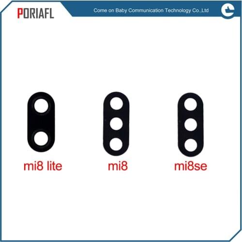 For Xiaomi 8 mi8 Rear Back Camera Glass Lens Replacements For Xiaomi 8 mi 8se mi8lite camera lens