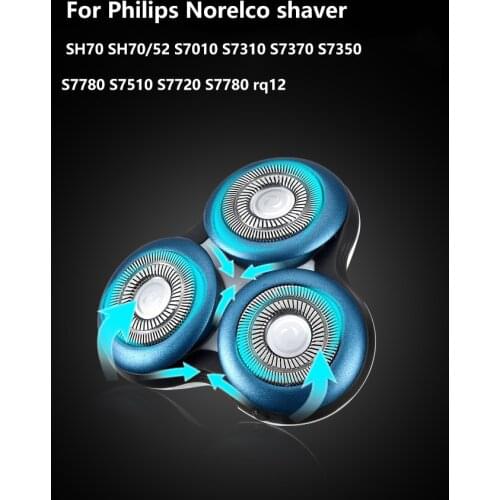 Norelco blade Replace head for Philips Norelco shaver S7000 SH70 SH70/52 S7010 S7310 S7370 S7350 S7780 S7720 S7780 rq12