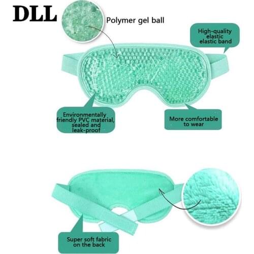 Cold Eye Mask Ice Gel Eye Fatigue Relief Reduce Dark Circles Cooling Eye Care Relaxing Sleeping Eye Gel Patches Mask hot sale