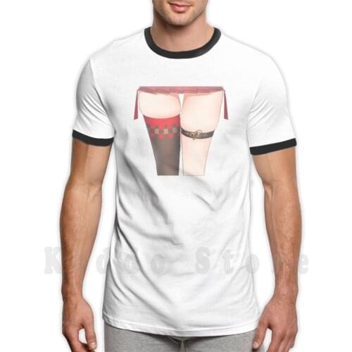 Kiryu Coco Thighs T Shirt Diy Big Size 100% Cotton Ecchi Hentai Oppai Horny Im Horny Thighs Thicc Thigh Highs Thigh Highs Saves