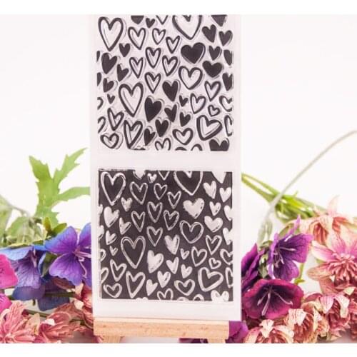 LOVE Transparent Clear Silicone Stamps for DIY Scrapbooking/Card Making/Kids Fun Decoration Supplies