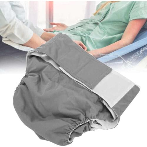 Reusable Adult Diaper Adult Washable Cloth Diaper Waterproof Breathable Elderly Incontinence Care Diapers for Elderly Disabled