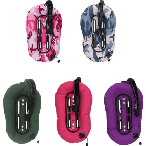 Heavy Duty Scuba Diving Donut Wing Single Tank Freediving BCD Set 30lbs/13.3kg Multicolor Diving Donut Wing