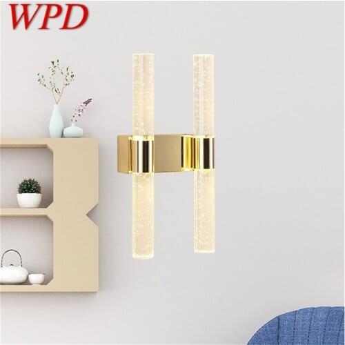 WPD Wall Sconces Lamps LED Modern Luxury Indoor Simple Crystal Lights For Home Bedroom