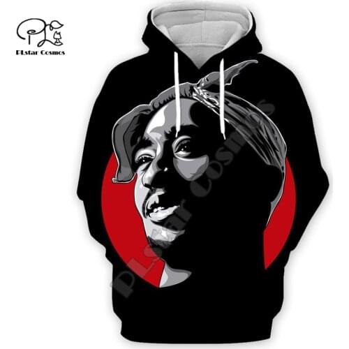 PLstar Cosmos NewFashion Tupac 2Pac Artist Rapper Singer HipHop Tracksuit 3DPrint Men/Women Streetwear Harajuku Funny Hoodies 25