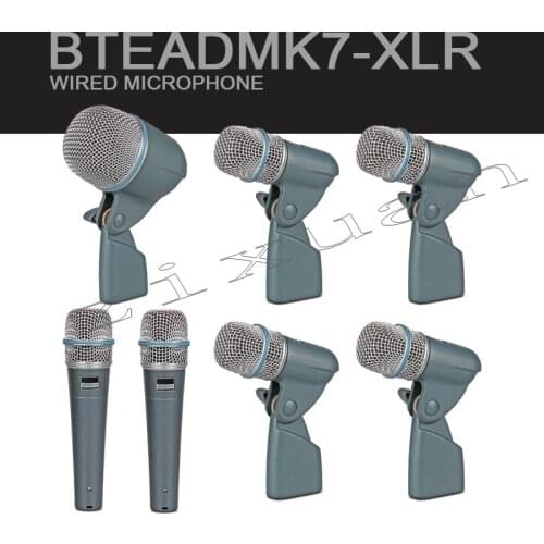 Professional drum set microphone set drum set percussion condenser microphone recording seven sets