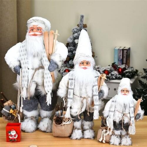 Christmas Santa Claus Decoration Big 60cm Doll Christmas Party Supplies Kids New Year Home Decor Christmas Tree Decorations