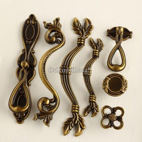 10PCS European Kitchen Cabinet Pulls Handles Cupboard Wardrobe Drawer Cabinet Door Handles and Knobs Furniture Hardware