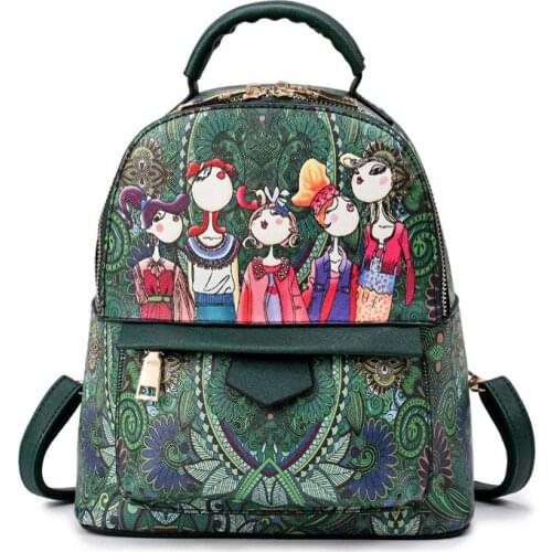 New Fashion Women Backpack Pu Leather School Bags Mochilas Mochila Feminina Bolsas Mujer Backpacks Rugzak Bag Lady Shoulder Bag