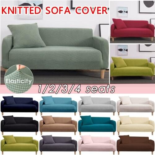 Sofa Covers for Living Room Solid Sectional Sofa Cover Elastic Couch Cover Home Decor Sofa Slipover Funda Sofa 1/2/3/4Seater