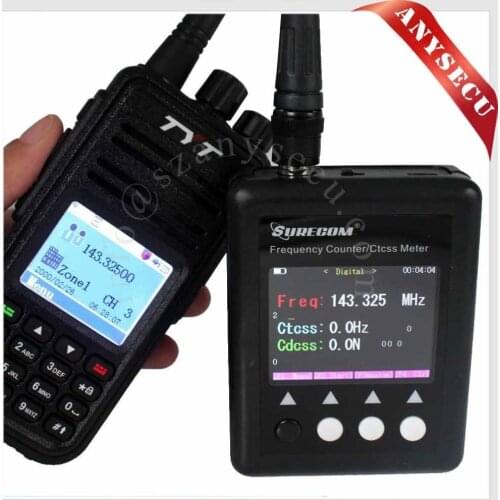 SF401-PLUS Portable Frequency Counter with CTCCSS/DCS Decoder w UHF Antenna