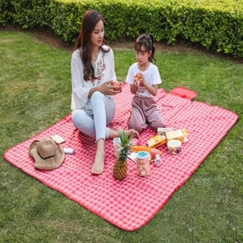 Foldable Camping Mat Waterproof Beach Blanket Outdoor Picnic Ground Mat Mattress Outdoor Camping Picnic Mat blanket Cloth Home