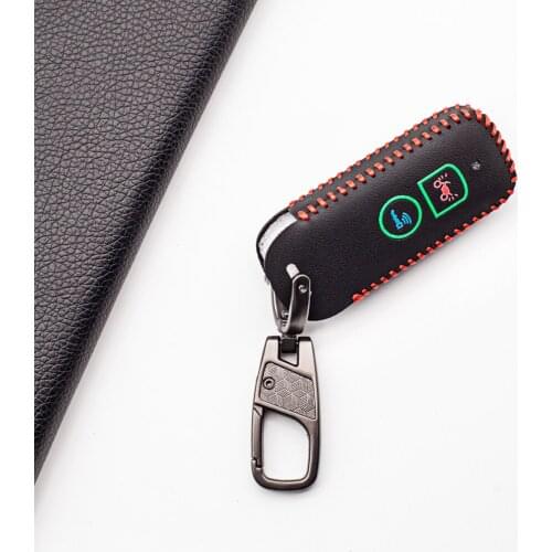 Stylish Luminous Leather Key Shell Case Cover For Honda PCX 150 hybrid X-ADV SH125 Scoopy SH300 Forza 125 Motor Scooter 2 Button