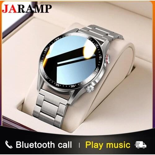 E1-2 Smart Watch Men Bluetooth Call Custom Dial Full Touch Screen Waterproof Smartwatch For Android IOS Sports Fitness Tracker