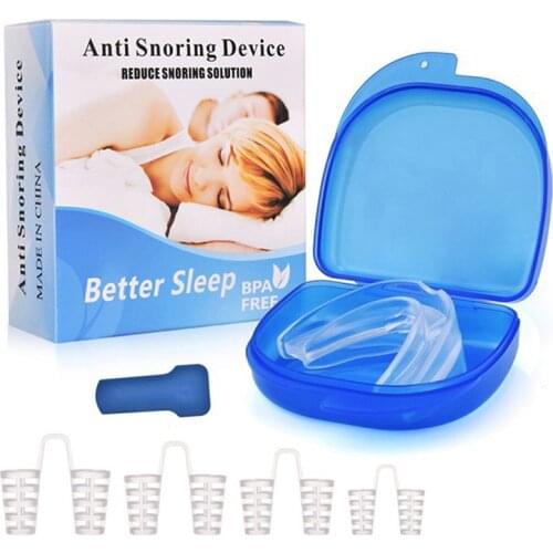 1Set Snoring Solution Anti Snoring Devices Snore Stopper Nose Vents Dilators Sleeping Aid Breathing Apnea Guard Anti Ronco