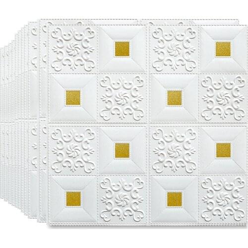 3D Stereo Wall Stickers Bedroom Warm Background Wall Soft Pack Wallpaper Decorative Stickers Self-adhesive Wallpaper