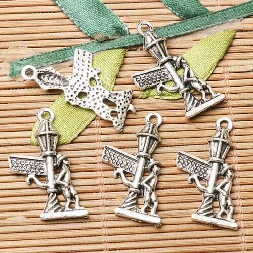 40pcs tibetan silver color waiting lover design charms EF2614