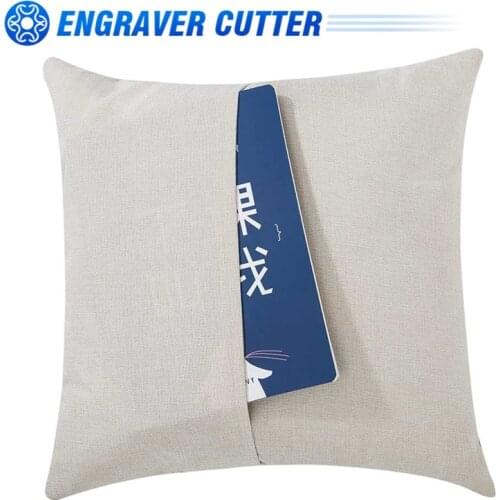 13.78"x13.78" 35x35cm Sublimation Blank Linen Pocket Pillow Case Cushion Cover 50PCS