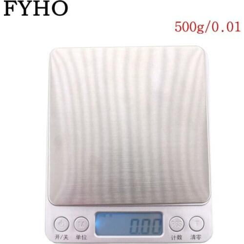 500G/0.01 Scale Multifunction Mini Pocket Kitchen Digital Scale Weight Scale for Jewelry And Bake HY06