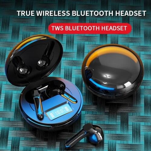 Wireless Headphones TWS Bluetooth 5.0 Earphones Smart Noise Cancelling Sport Waterproof Headset Music Headphones With Microphone